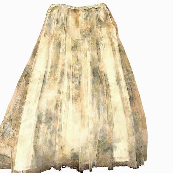 Anthropologie Jenny Yoo Women's Hampton Print Skirt & Kaity Sequin Crop Top Set - Picture 9 of 9